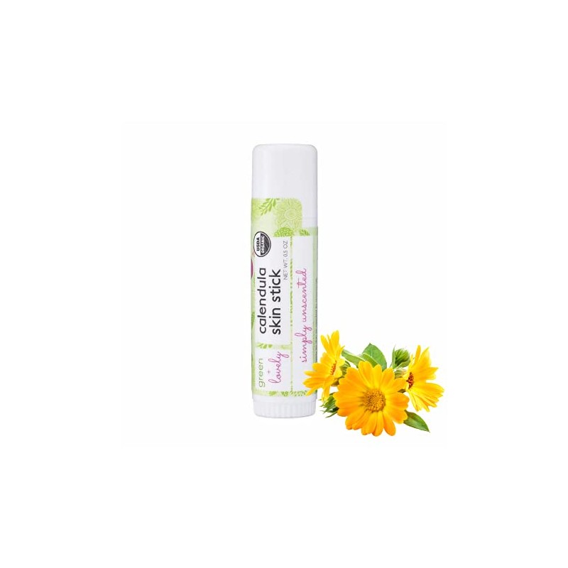 Calendula Skin Stick, Simply Unscented. Moisture Stick. Organic Lotion Bar.