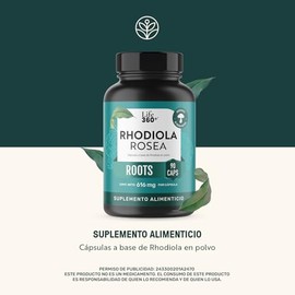 LIFE 360+ Suplemento Alimenticio a base de Rhodiola Rosea, 90 Cápsulas | Fórmula con Rhodiola. Rinde 45 porciones por cada envase. Consulta el modo de
