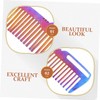 OHPHCALL Stylish Titanium Alloy Hair Comb Anti-static Portable Hairdressing Tool