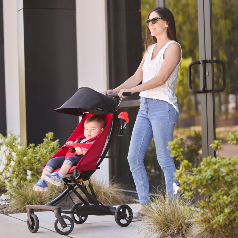 évolur Roamer Ultra Lightweight Stroller, Compact One-Hand Self-Standing Fold Travel