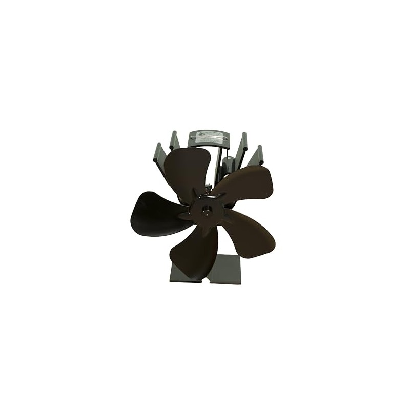 Comfort Glow 5 Blade Thermoelectric Fan for Wood Stoves, Silent,