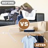 Wire Shelf Brackets Set,12 Inch Metal White Closet Support Bracket