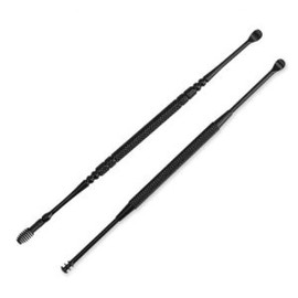 Santmol 2-Piece Double-Sided Earpick Set / Stainless Steel Earwax Remover / 2종 양면 귀이개 세트/스테인리스 귀지제거 귀파개