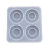 EINCORN Silicone Crystal Epoxy Resin Mold Round Drawer Handle Casting