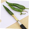 COLLBATH 2pcs Pepper Corers Tools Chili Core Removers for Effortless