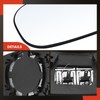 A-Premium Right Passenger Side Heated Mirror Glass with Backing Plate