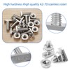 WEDAMOO Hammer Head Screws M8 x 20 mm Set of