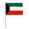 AES Kuwait 12"x18" Stick Flag (3)