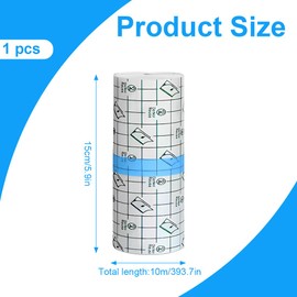 EIHI 10m x 15cm Wasserdicht Transparent Bandage, Duschpflaster Wasserfest Groß Nach Op, Tattoo Pflaster Wasserdicht, Duschverband, Pflaster Zum Duschen, Antiallergisch