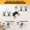 TuyuBEE 6-Light Plug in Track Lighting with Power Cord, Plug
