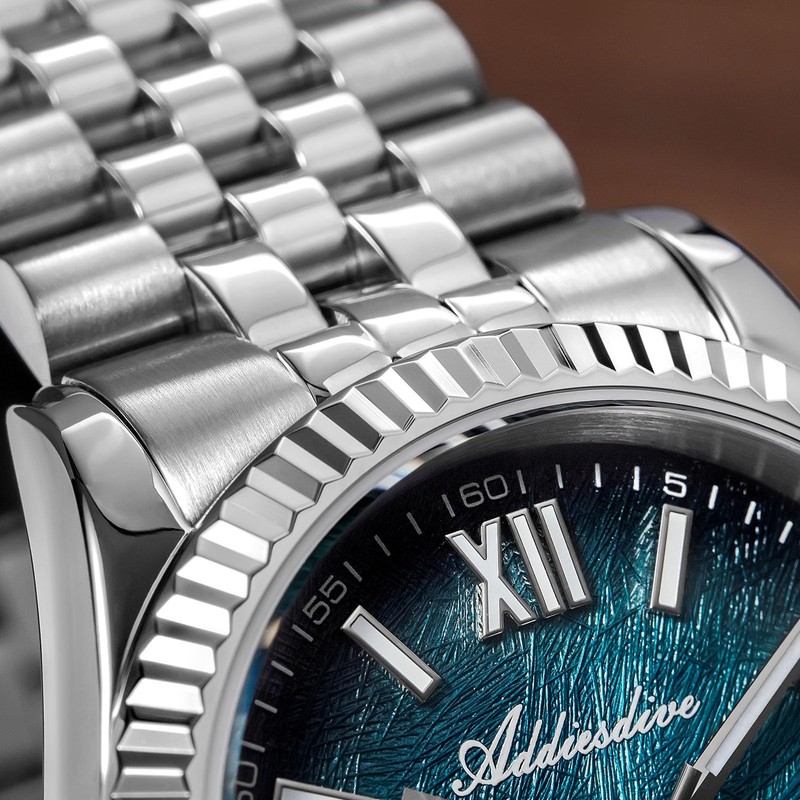 ADDIESDIVE 36 MM Mens Blue Watch Gradient Dial VH Quartz