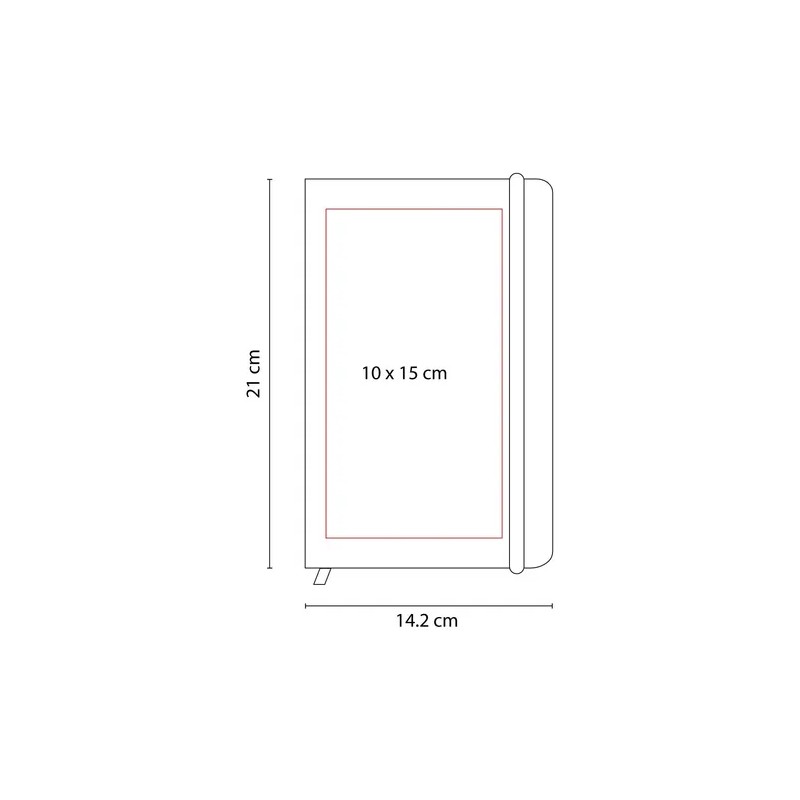 10 Piezas Libreta Rayada Separador Curpiel Smyrna 14x21 Cm