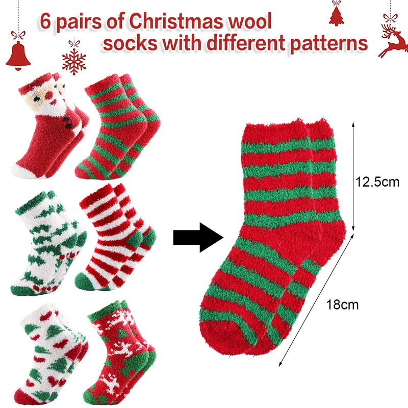 TaimeiMao Christmas Socks, red