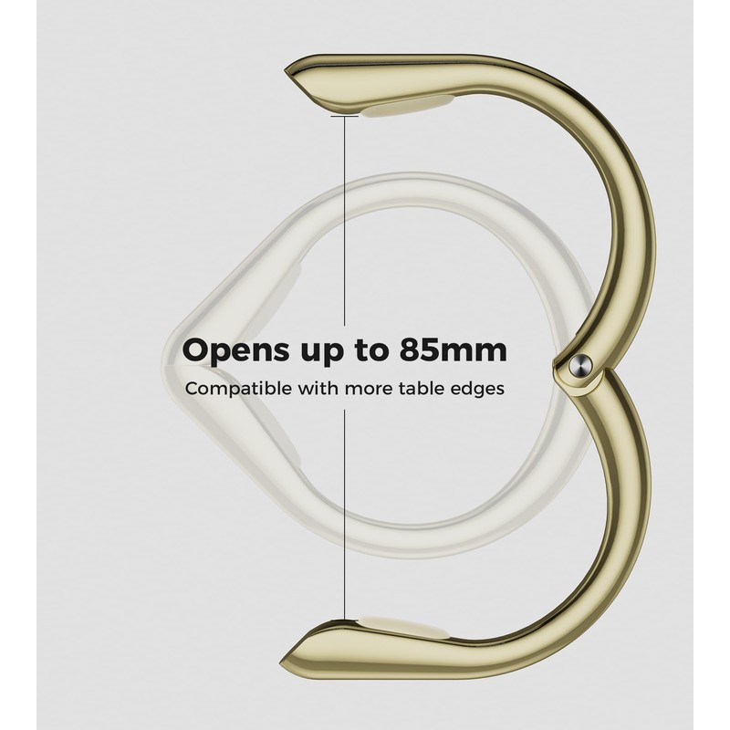 enGMOLPHY Bag Hook Hanger, Holds Up to 33LB, Purse Holder
