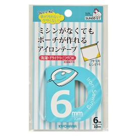 Kiyohara SUN50-51 Sankokko Iron Tape, 0.2 inch (6 mm) Width x 32.8 ft (10 m) Roll, Easy Pouch Recipe Included