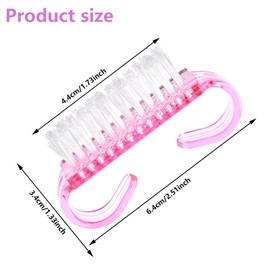 Nail Brush, 6 Pieces Nail Handle Brush for Cleaning Nails, Hand Washing, Nail Brush, Cleaning and Cleaning Nails