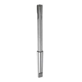 sourcing map Clamping Reamer 16 mm H7 Carbide Tip MT2 Morse Taper Shank Straight Flutes Lathe Cutter