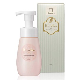 Beakers Foaming Face Wash, Mild Meringue Wash, 6.8 fl oz (200 ml), Foam, Natural Rose, Time-Saving Revival Rose