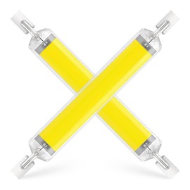 Dimmable 118MM R7S COB LED Bulbs, 20W J Type 118MM Double Ended LED Lights 120V T3 R7S Base 150W Equivalent Floodlight Replacement for Garage Lighting Floor Lamps (Cool White, 2 Pack)