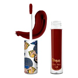 Yuya Labial Liquido Soft Paraiso 3g Lipstick Larga Duracion Color Café rosado