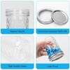 Glass Regular Mouth Mason Jars, 15 Pack 8 oz Wide