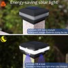Sumaote Solar Post Cap Light, 52 LEDs 160 Lumen Outdoor