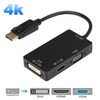 3-in-1 Adapter Displayport to HDMI/VGA/DVI Multifunction High Definition Converter Cable