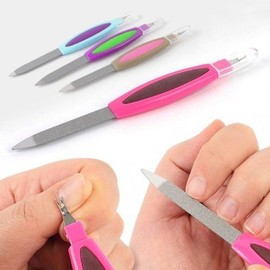 2in1 큐티클제거+버퍼 1P 네일케어 손톱손질 네일니퍼-WC0EECD 2in1 Cuticle Remover + Buffer 1P Nail Care Nail Treatment Nail Nipper-WC0EECD