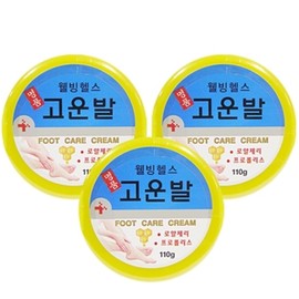 Wellbeing Health Luxury Gounbal Cream 110g 3pcs / 웰빙헬스 명품 고운발 크림 110g 3개