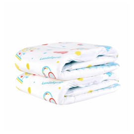 Landofgenie Adult Printed Nappies Nappies Panties Adult Baby Nappy Costume Adult Nappies 2 Pieces (Medium 28 - 38 Inches)