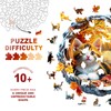 Wooden Puzzles for Adults, Unique Animal Shaped Kitten in Autumn