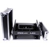 Deejay LED TBH Flight CASE 8U Slant Mixer 2 U Vertical Rack System with Full AC Door (TBHM802E)