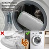 Suzmei Shoe Laundry Bag, 2PCS Gray, Chenille Fabric, Reusable, Hand