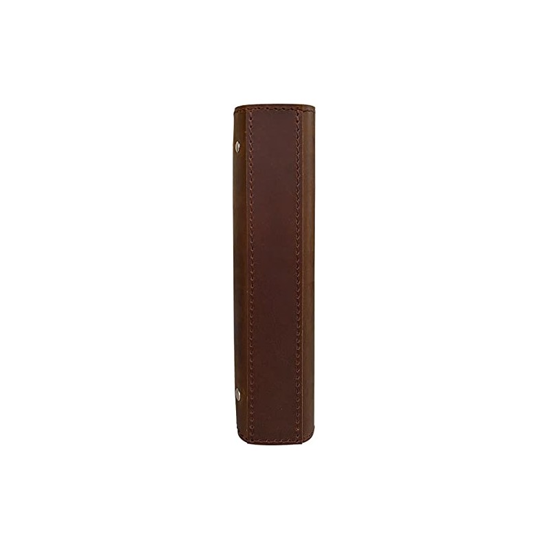 Genuine Leather Binder Portfolio, 6 Ring Binder Organizer with Inner