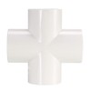 sourcing map PVC Pipe Fitting 4 Way Cross Schedule 40