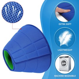 Recovery Collar for Dogs, Dog Cones after Surgery Soft Dog Cone Collar Recovery Collars for Large Dogs Medical Collar Dog Neck Collar Adjustable Elizabethan Collar for Dogs Cones to Stop Paw Licking