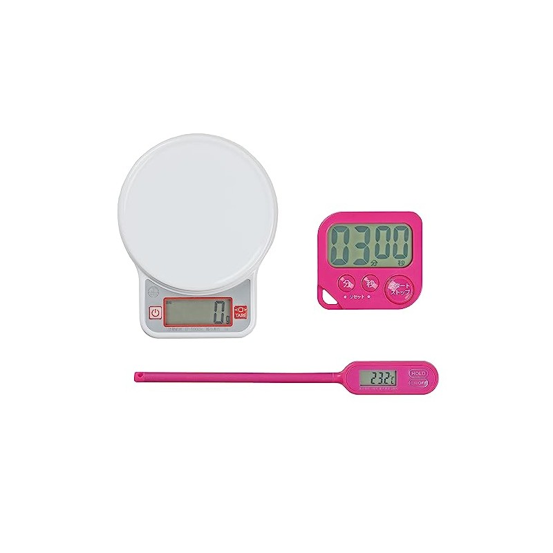 Pearl Metal D-5879 Digital Kitchen Scale, For 2.2 lbs (1.0