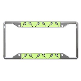 Fastasticdeals Tennis Racquet Sport License Plate Frame Tag Holder Cover
