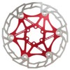 Clarks Cycle Systems CFR-AR05 6-Bolt Floating Disc Brake Rotor, Red,