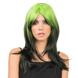 Chaks - Women's Wig 48 cm Long Hair Wig with Fringe