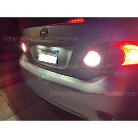 Newlineperformance White Reverse Back Up Bright LED Bulbs For Toyota Corolla 2009-2013 (2 Bulbs)