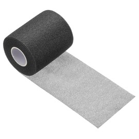 YELARXI Pre Wrap Tape, Non-Slip Grip Cushion Wrap Prewrap Athletic Tape- Fitting for (Tennis- Badminton - Pickleball - Sports) 11 Yard x 2.8 Inch & Black