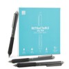ParKoo Gel Pens Quick Dry Ink Fine Point 0.5mm, Retractable