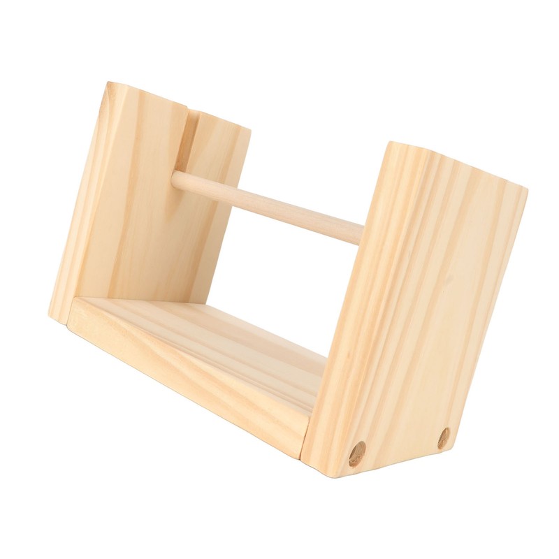 Horizontal Yarn Holder 20cm Spindle Length Increase Speed DIY Wooden