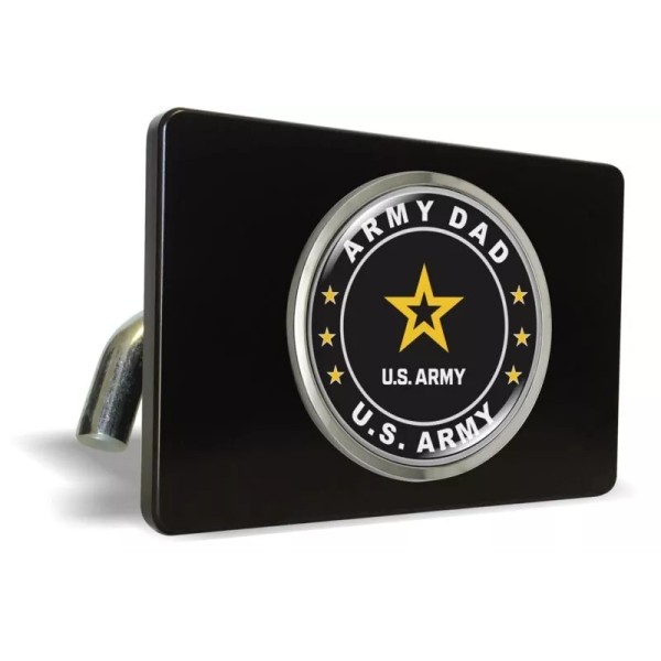 BestLicensePlateFrames Billet Aluminum Car Tow Hitch Cover with Chrome Emblem