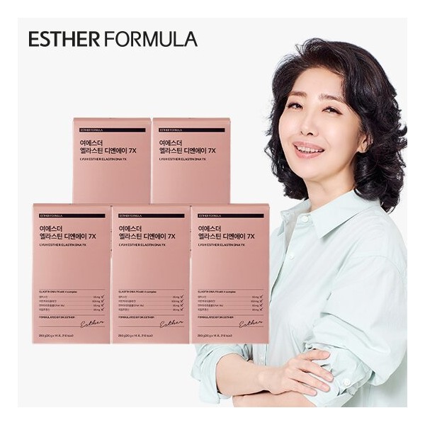 Esther Formula Yeo Esther Elastane DNA 7X Upgrade 5 Boxes (10 Weeks/70 Packets), Single Option / 에스더포뮬러 여에스더 엘라스틴 디엔에이 7X  업그레이드 5박스 (10주분/70포), 단일옵션