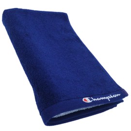 Champion 5065003800 Sports Towel, Approx. 13.4 x 43.3 inches (34 x 110 cm), Two-Tone Logo, Blue