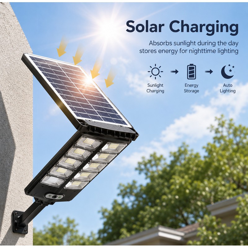 Solar Motion Sensor LED Outdoor Light for Home Security –