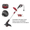 WETOOLPLUS 5 Pack 0.065'' Replacement Trimmer Spools & Cap Cover