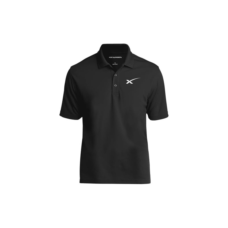 Absurd Ink SpaceX - UV Micro-Mesh Polo (US, Alpha, X-Large,